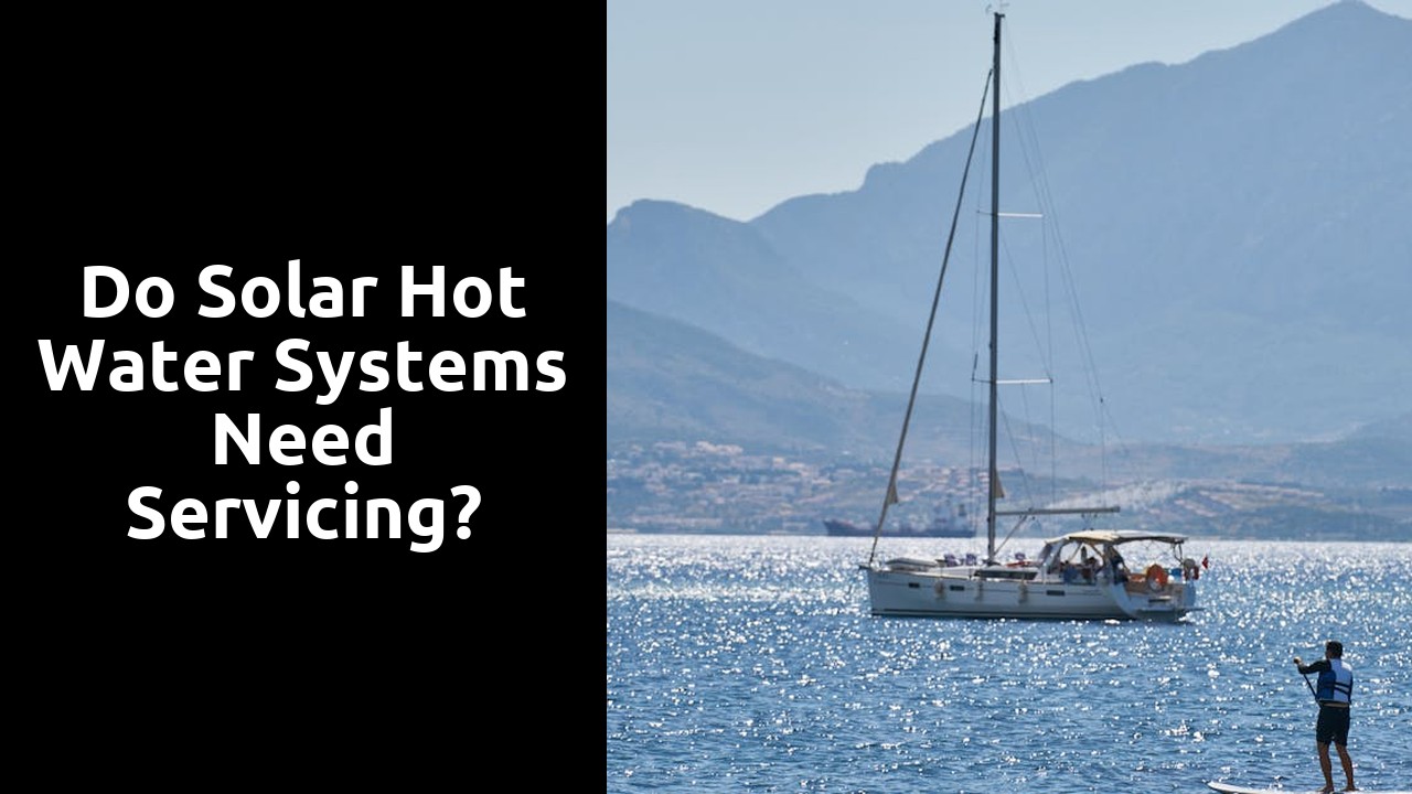 Do solar hot water systems need servicing?